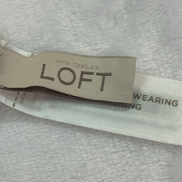 Loft Black/Cream Soft Striped Rayon Infinity Scarf - Picture 6 of 6